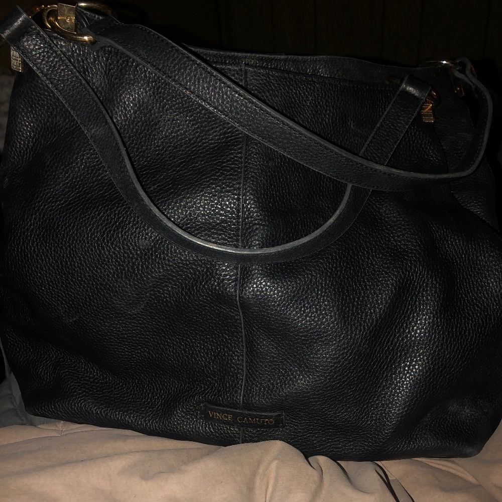 Vince Camuto leather bag with triple compartments!